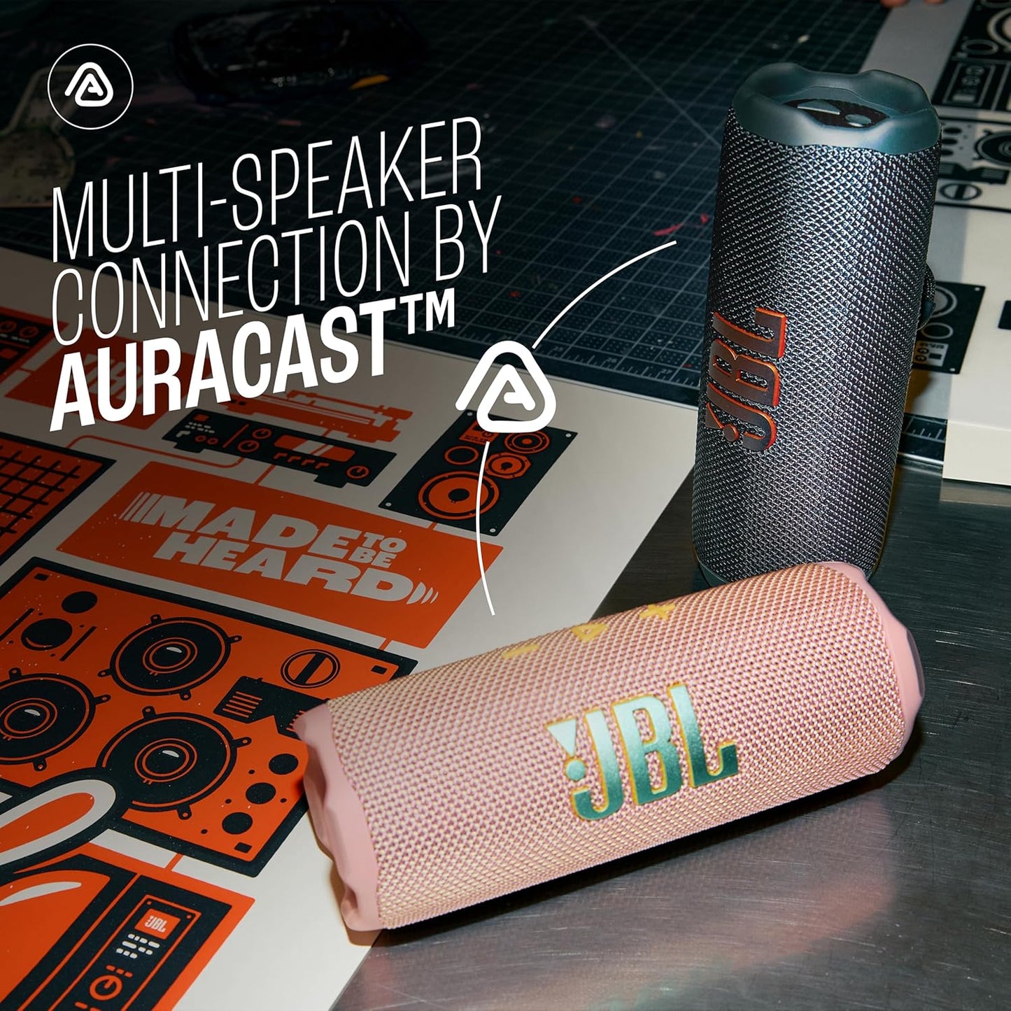 JBL Flip 7 Wireless Portable Bluetooth Speaker (JBLFLIP7BLU)