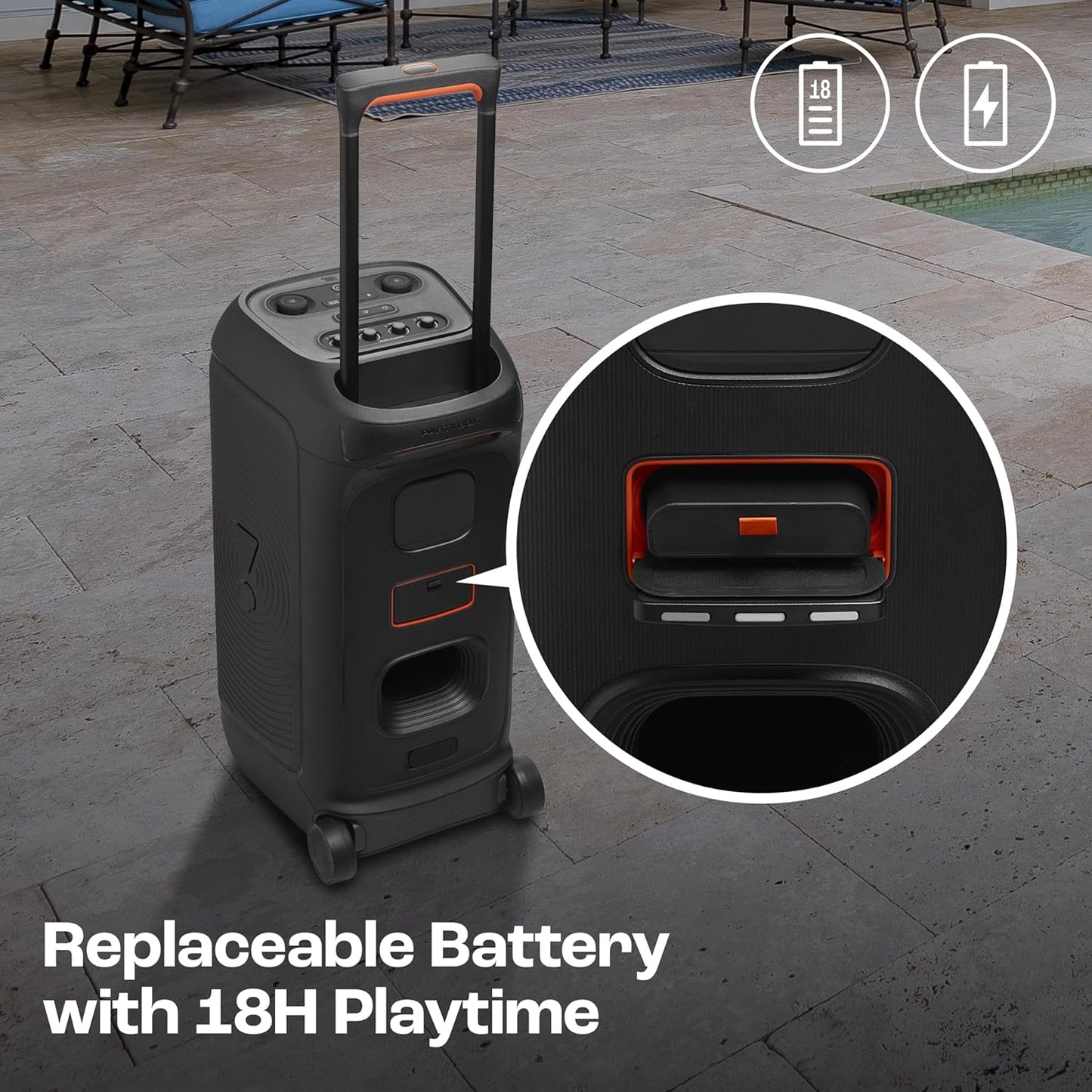 JBL Partybox 320 | (JBLPBSTAGE320SWIN)