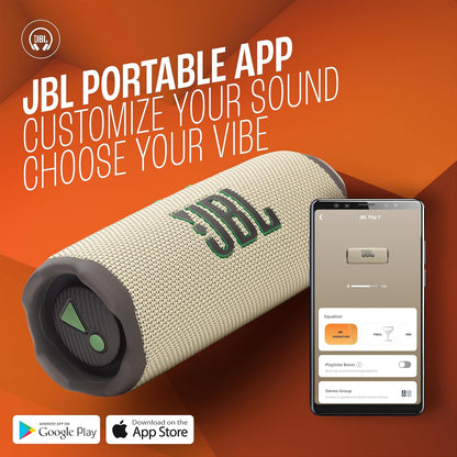 JBL Flip 7 Wireless Portable Bluetooth Speaker (JBLFLIP7SAND)