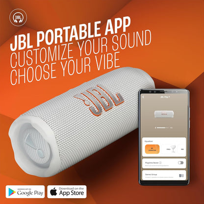 JBL Flip 7 Wireless Portable Bluetooth Speaker (JBLFLIP7WHT)