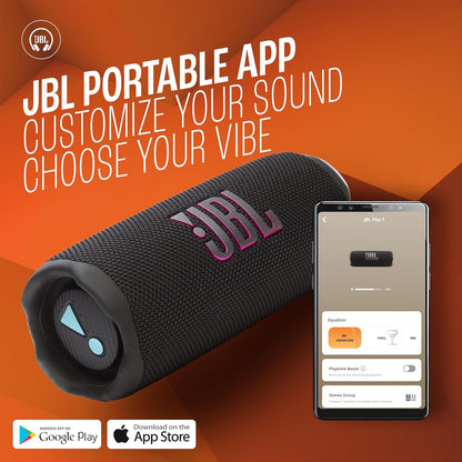 JBL Flip 7 Wireless Portable Bluetooth Speaker (JBLFLIP7BLKO)