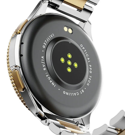 GOBOULT Pyro Smartwatch 1.43'' AMOLED Screen | Gold Silver
