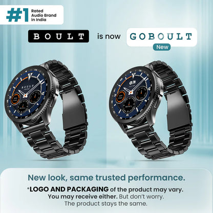 GOBOULT Pyro Smartwatch 1.43'' AMOLED Screen | Gunmetal