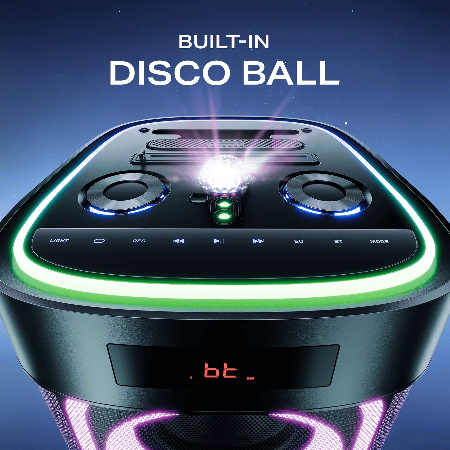 BoAt PartyPal 700 | Bluetooth Speaker with 300W Sound | RGB Lights, 6 Hours Playback, Karaoke & TWS