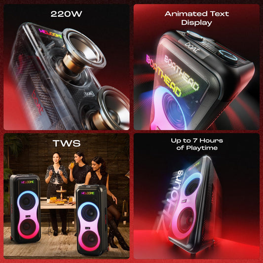 BoAt  PartyPal 600 Party Speaker (BOAT PARTYPAL 600)