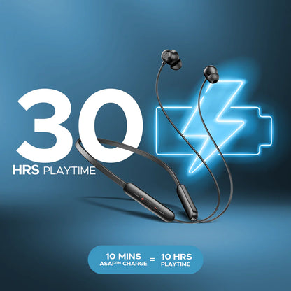 BoAt Rockerz Summit | Wireless Earphone with 30H Playback | ASAP™ Charge, Dual Pairing, | ENx™ Technology, BEAST™ Mode