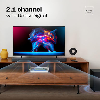 JBL Bar 2.1 -Channel Soundbar with Wireless Subwoofer (JBLBAR21DBM2BLKIN)