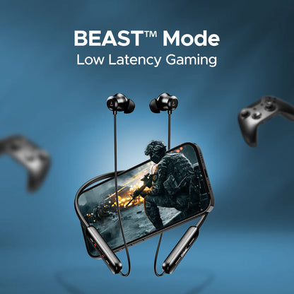 BoAt Rockerz Summit | Wireless Earphone with 30H Playback | ASAP™ Charge, Dual Pairing, | ENx™ Technology, BEAST™ Mode