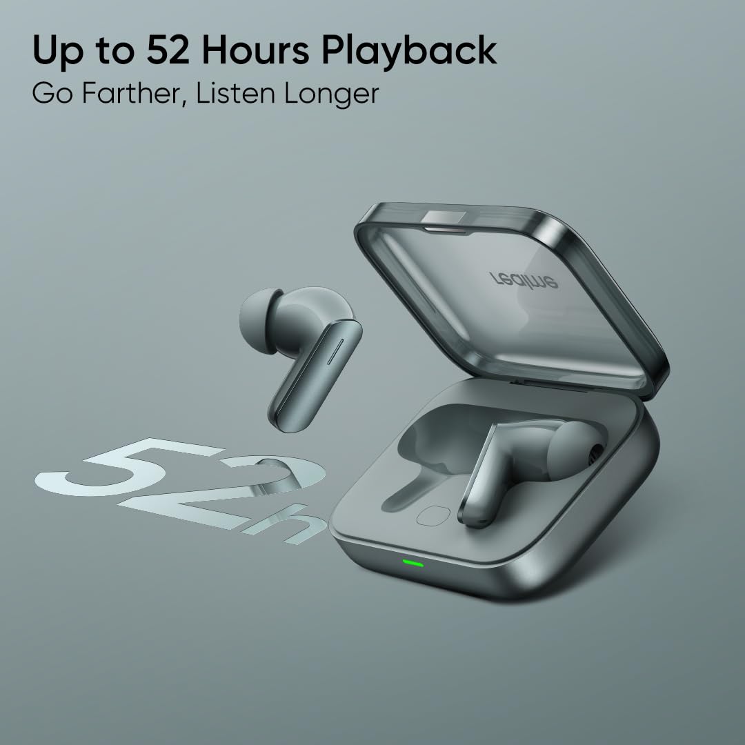 Realme Buds Air7 with 52dB ANC, 12.4mm Driver, 52hrs Playback