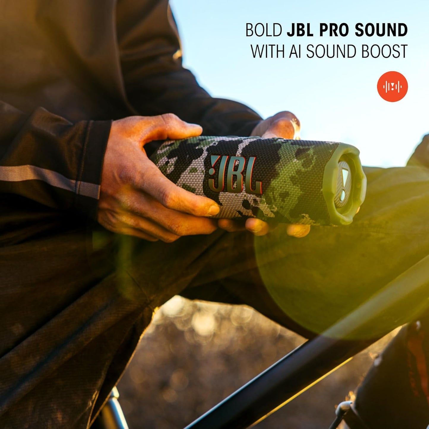 JBL Flip 7 Wireless Portable Bluetooth Speaker (JBLFLIP7SQUAD)