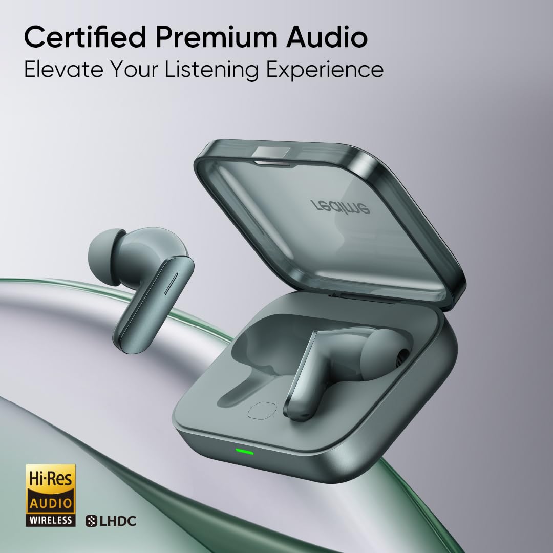 Realme Buds Air7 with 52dB ANC, 12.4mm Driver, 52hrs Playback