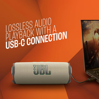 JBL Flip 7 Wireless Portable Bluetooth Speaker (JBLFLIP7SAND)