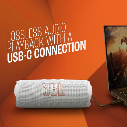 JBL Flip 7 Wireless Portable Bluetooth Speaker (JBLFLIP7WHT)