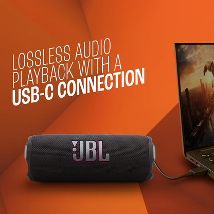 JBL Flip 7 Wireless Portable Bluetooth Speaker (JBLFLIP7BLKO)